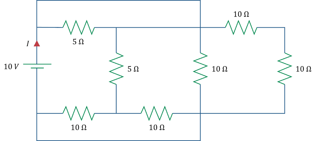 Circuit diagram showing series and parallel components for mastering circuits.